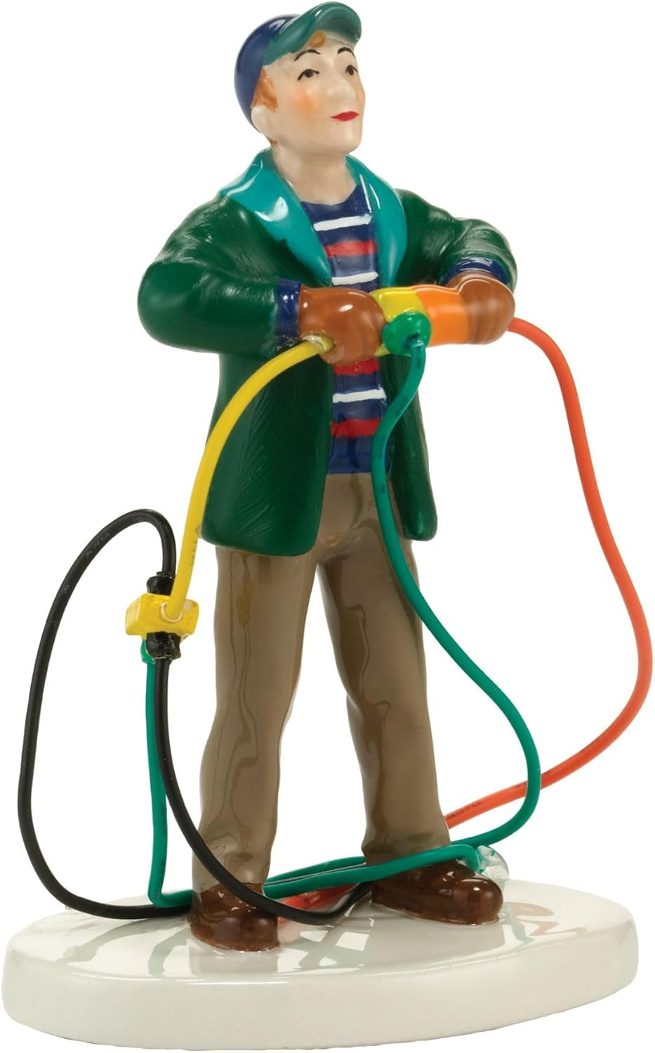 Snow Village National Lampoon'S Christmas Vacation Accessories Fire It up Dad Figurine, 1.38 Inch, Multicolor