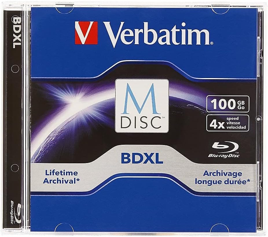 Verbatim M-Disc BD-R 25GB 4X with Surface - 25pk Spindle - 98909 - Picture 6 of 15