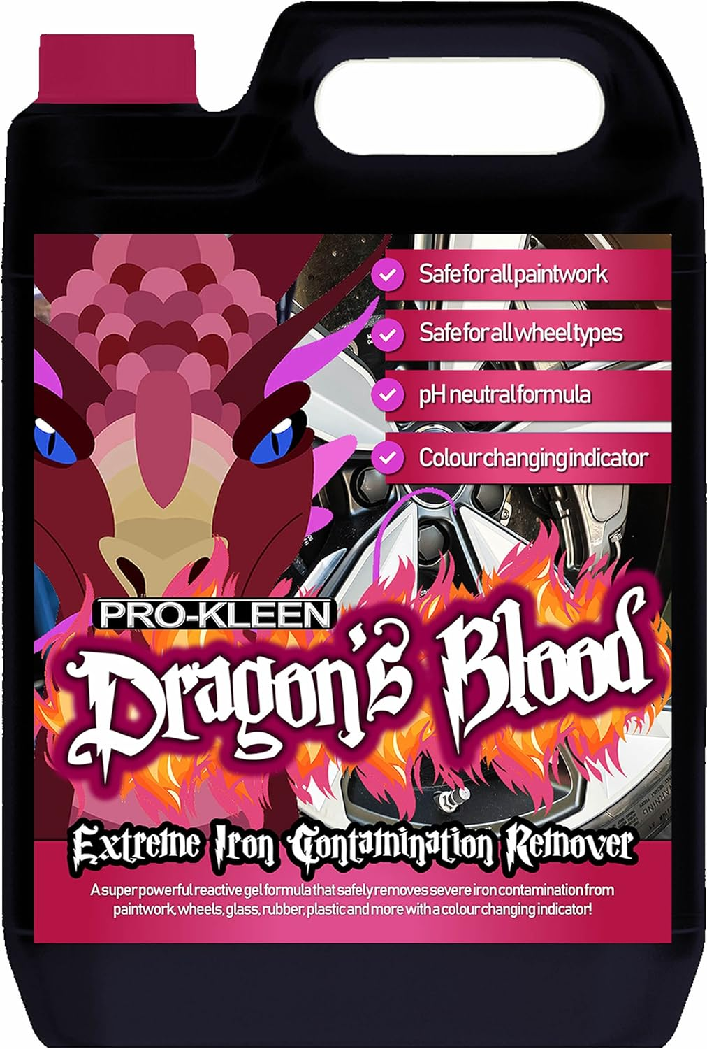 Pro-Kleen Dragon's Blood Iron Containation Fallout Reover 5L - For