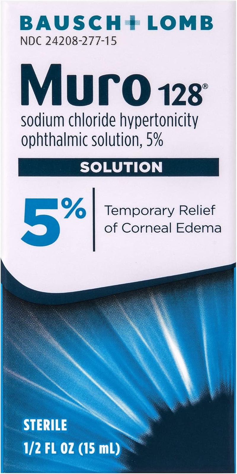 5% Sodium Chloride Ophthalmic Solution 0.5 Fl Oz Eye Drops Sterile