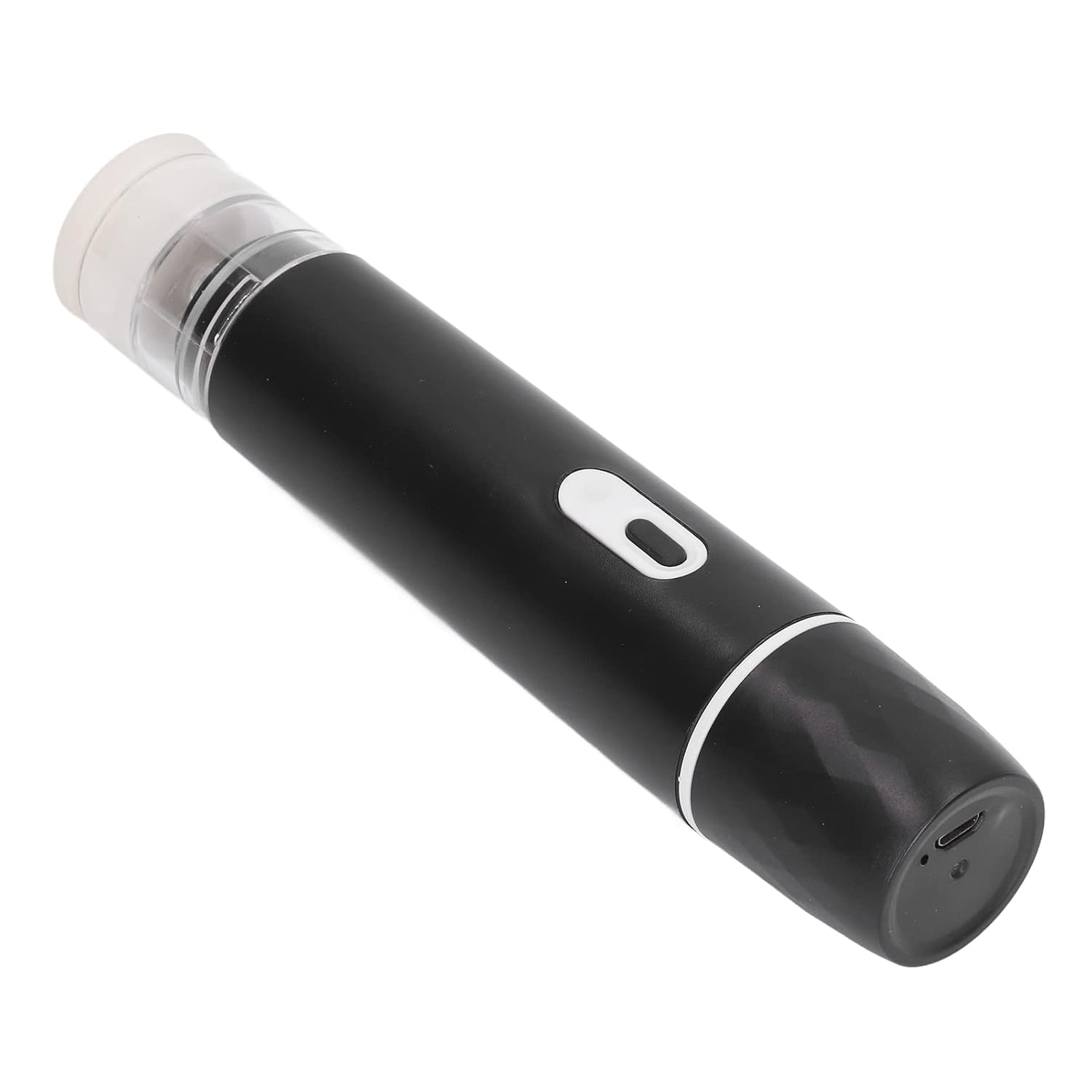 Electric Air Pump Vacuum Sealer, Cordless Handheld Automatic Food Preservation Tool for Kitchen Storage ABS Material Black