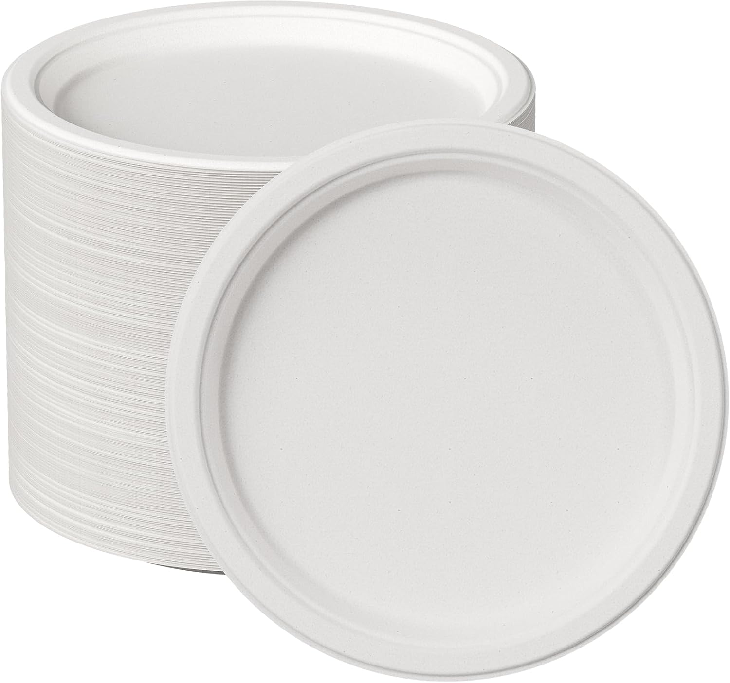 Platos desechables compostables de 10 pulgadas resistentes paquete de 150