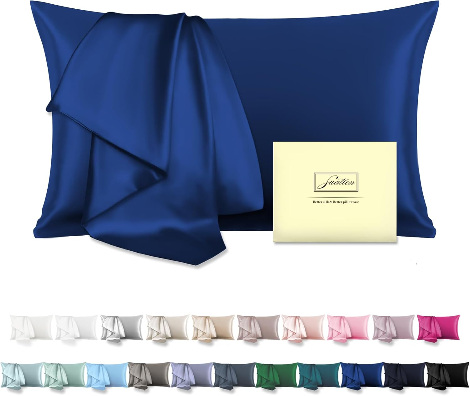 Natural Mulberry Silk Pillowcase for Hair and Skin Standard Size 20