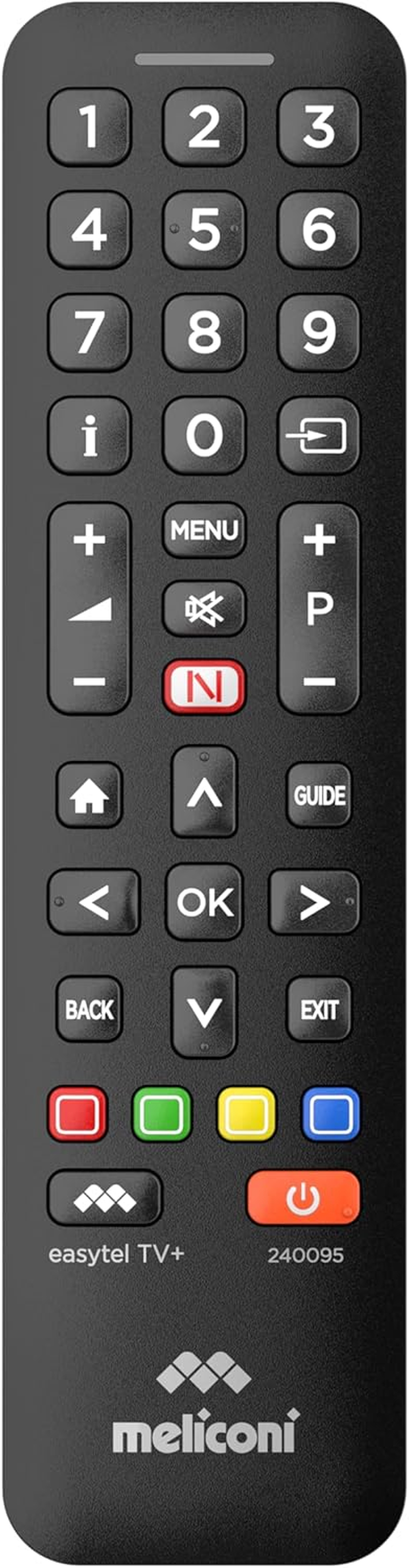 Easytel TV+ Telecomando Universale per TV E Smart TV, Accesso Rapido a HOME E Netflix, Modalità Bambino, Facile Programmazione, Assistenza Italiana