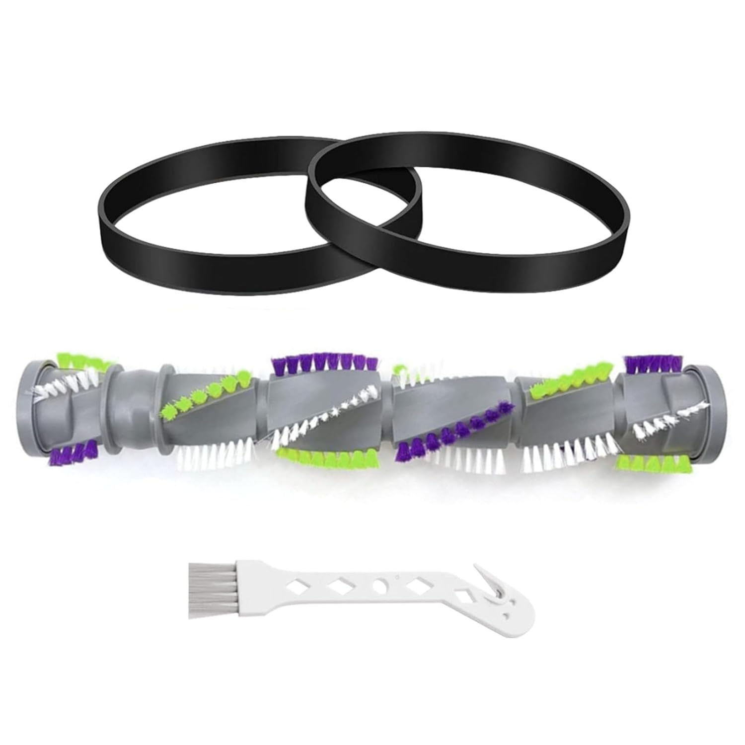 Brush Roller Belts Replacement for Bissell 2252 2253 2254 2256 2258 2259 1830 3197A 3198A 1790 1792 1320 1413 Powerlifter/Cleanview Swivel Rewind Vacuum, Replace Parts 1600159 1604545 1611230