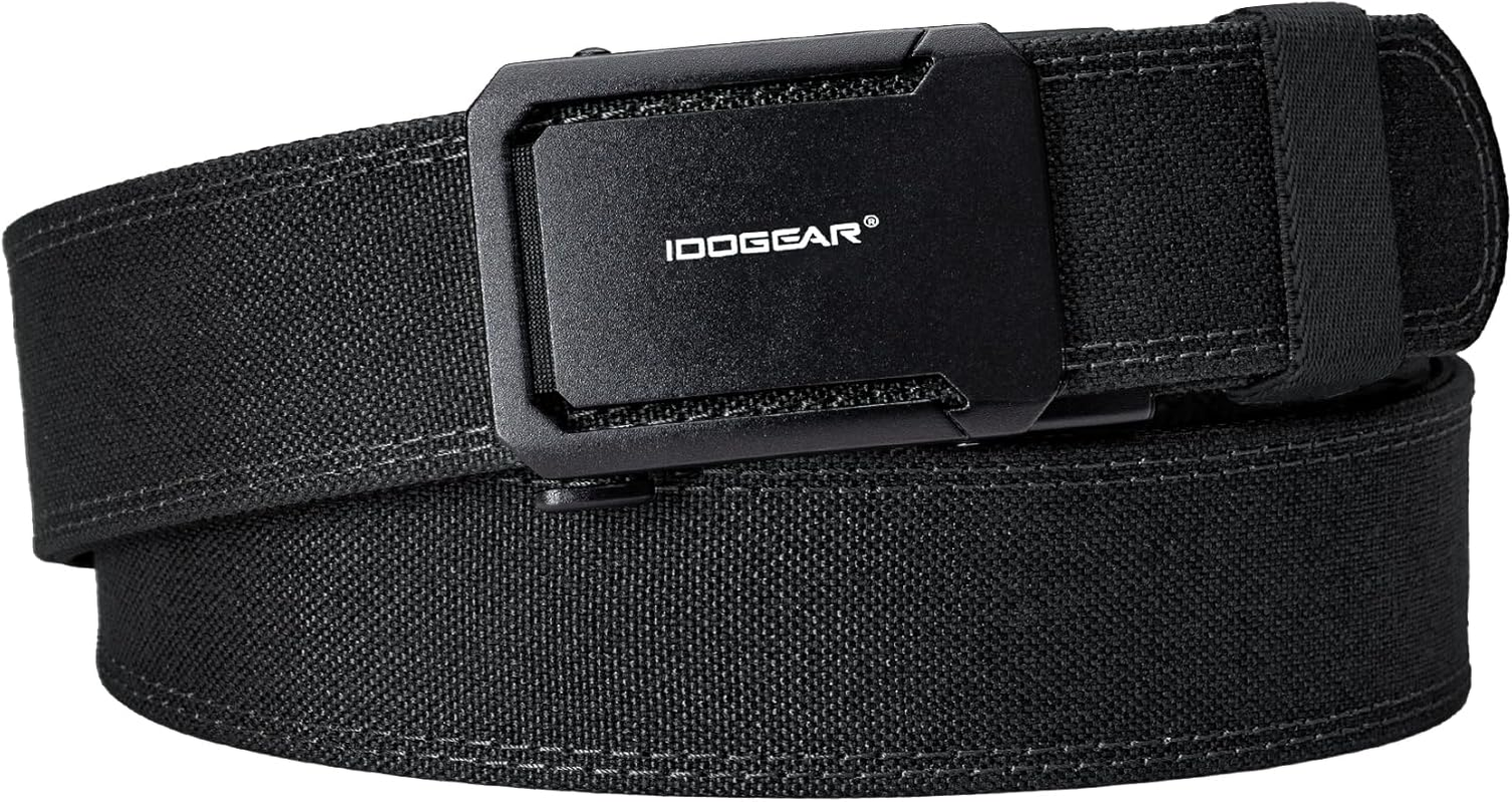 Quick-Adjust 1.75 Inch Tactical Ratchet Belt | Heavy-Duty 1000D Nylon for EDC, C