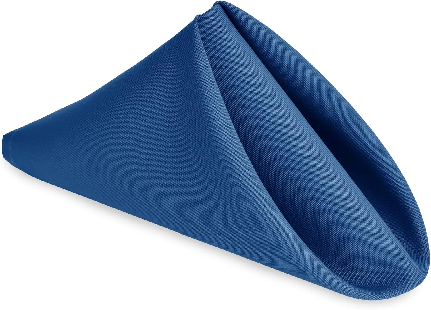 Royal Blue Cloth Napkins Set of 6, 18 x 18 Inch, Washable Dinner Napkins with Hemmed Edges for Restaurant, Wedding and Holiday