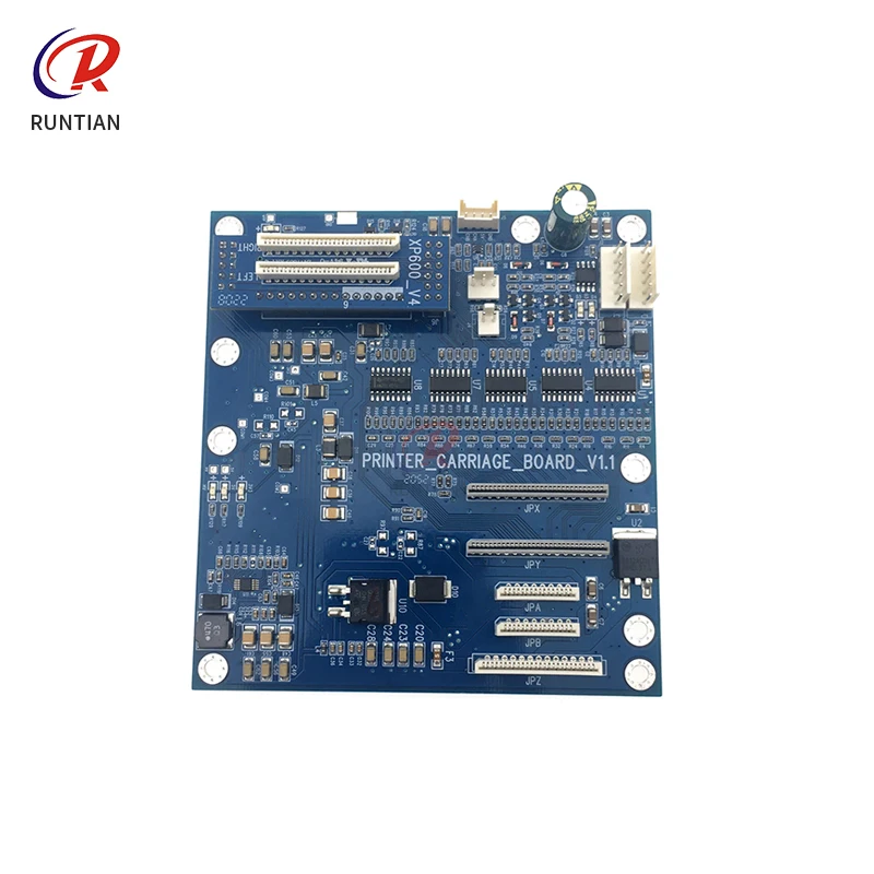 Runtian Printer Spare Parst XP600 Printhead Board for Nocai Inkjet Printer Carriage Board for nocai xp600 Single Head board