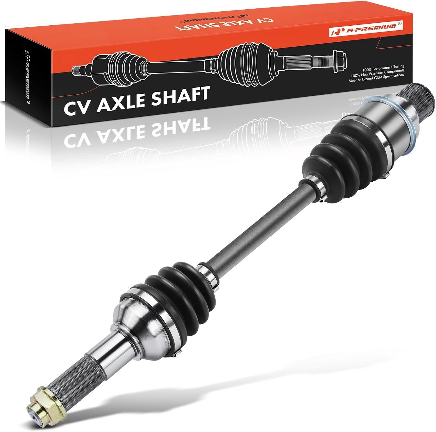 A-Premium Pair (2) Rear CV Axle Shaft Assembly Compatible with Yamaha Grizzly... - Picture 11 of 13