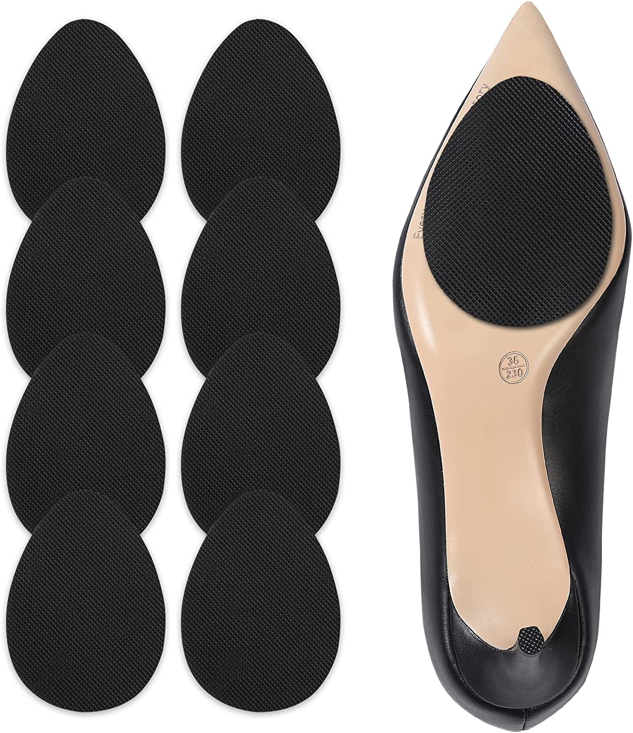 4 Pack Non-Slip Shoe Sole Protector Shoe Bottom Pads Anti Slip Shoe Grips