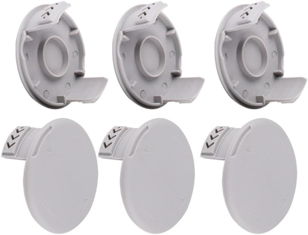 6Pcs Trimmer Spool Caps, Replacement Spool Cover Caps, Compatible with Ryobi ... - Picture 2 of 16