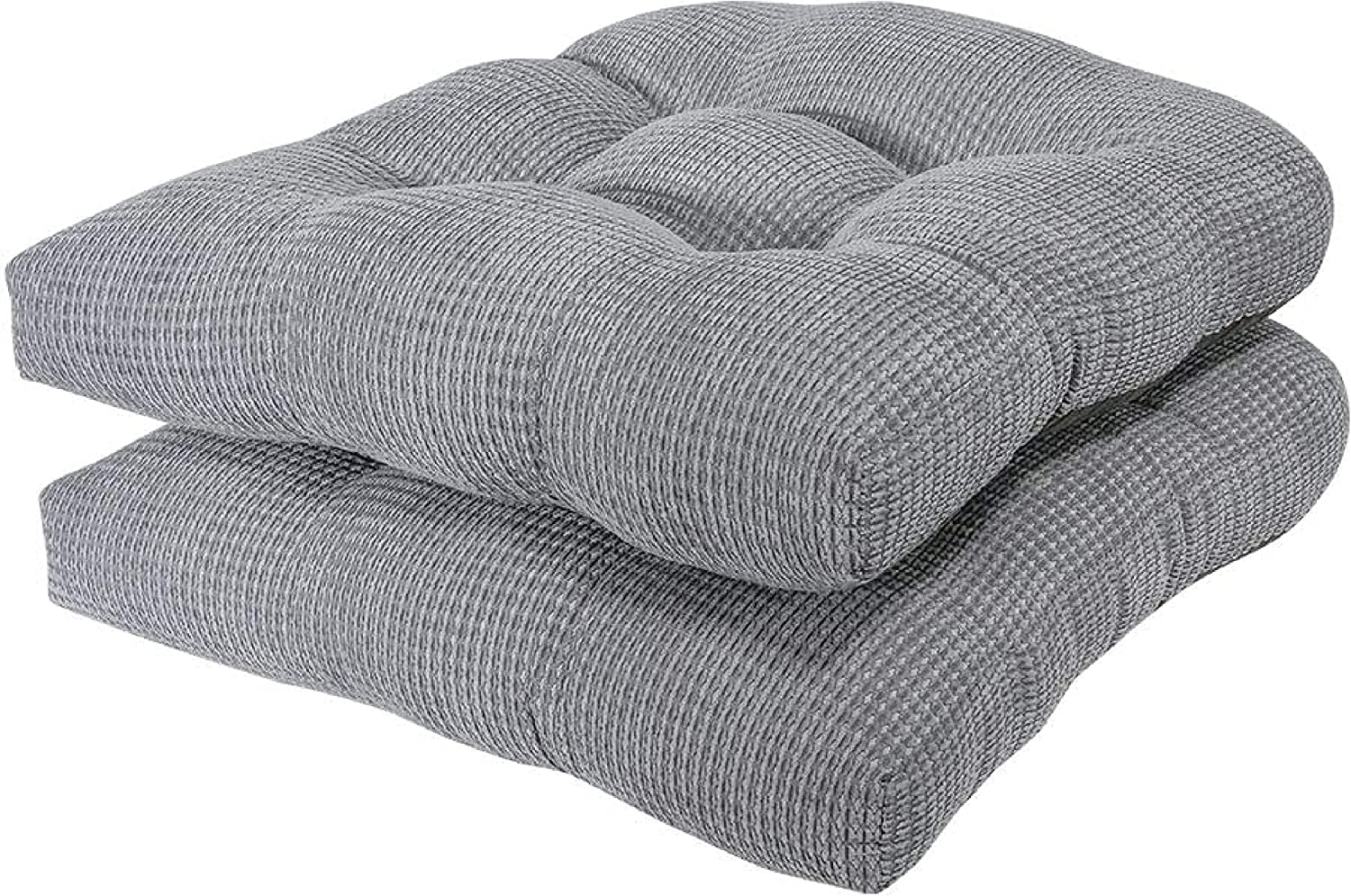 Non-Skid Chair Pads, 2 Count (Pack of 1), Alloy Gray