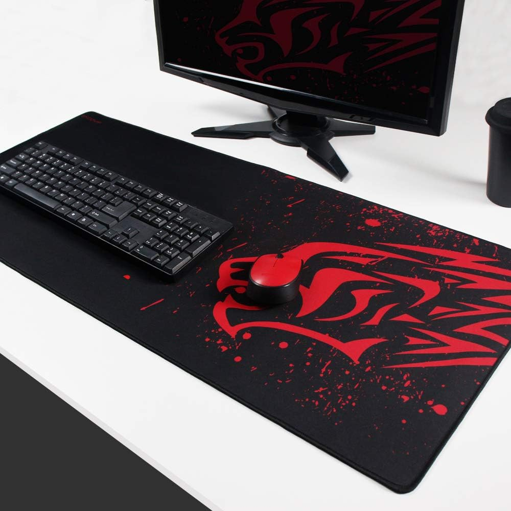 Exco Extended Gaming Mouse pad, 90 x 40 cm XXL Mousepad with Non-Slip Rubber ... - Picture 8 of 16