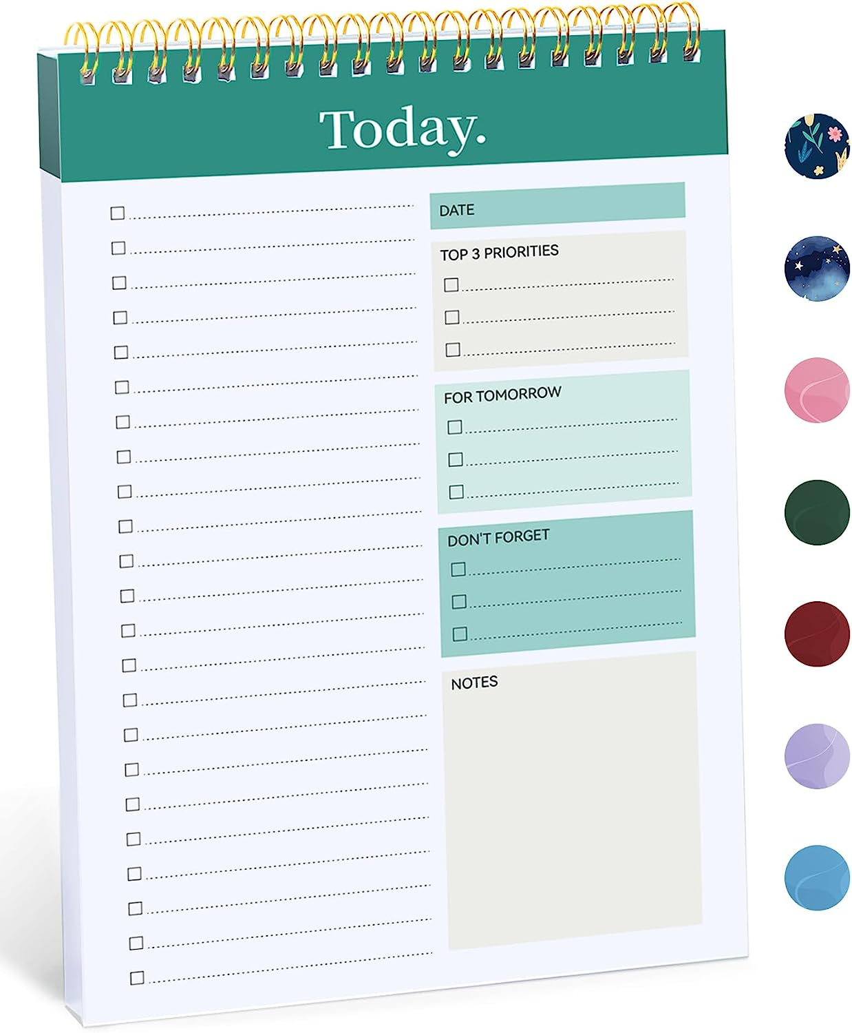 to Do List Notepad - to Do List Notebook for Work with 52 Sheets, 9.8