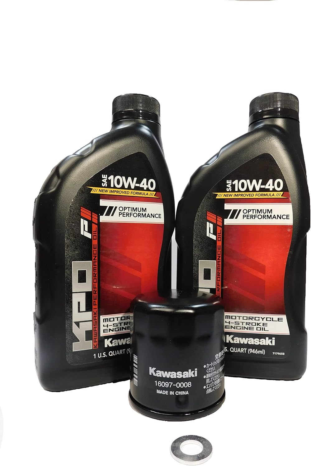 Oil Change Kit For 2006-2021 Kawasaki Vulcan 900 Classic/LT/Custom - OEM Parts