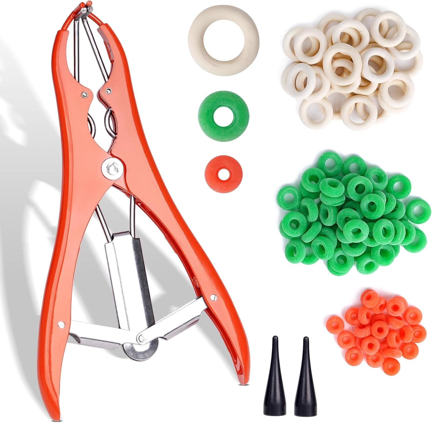 Goat Banding Kit Livestock Castration Bander Castration Tool with 3 Sizes
