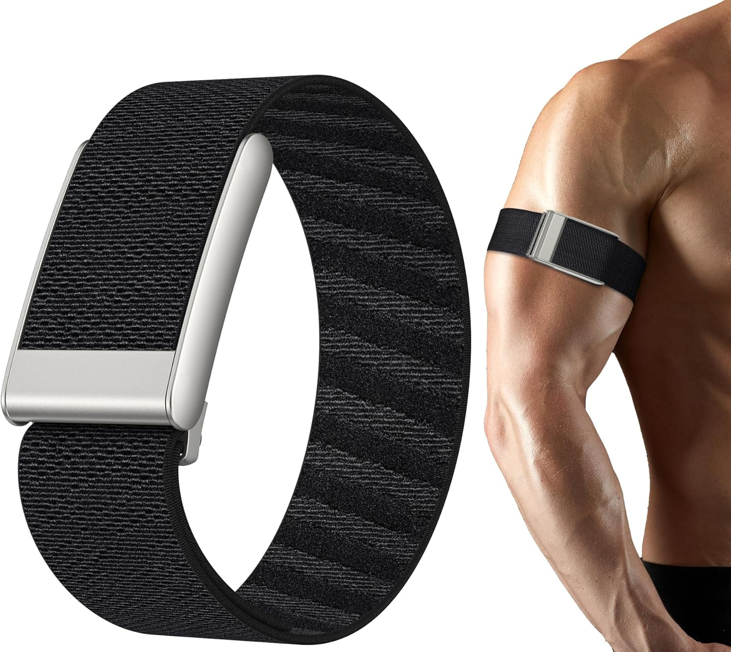 Nylon Sport Band Compatible with Whoop 5.0 Bicep Bands One, Peak and Life, Breathable Nylon Adjustable Waterproof Replacement Wristbands Straps for Whoop Band 5.0 – Not Compatible with Gen 4.0