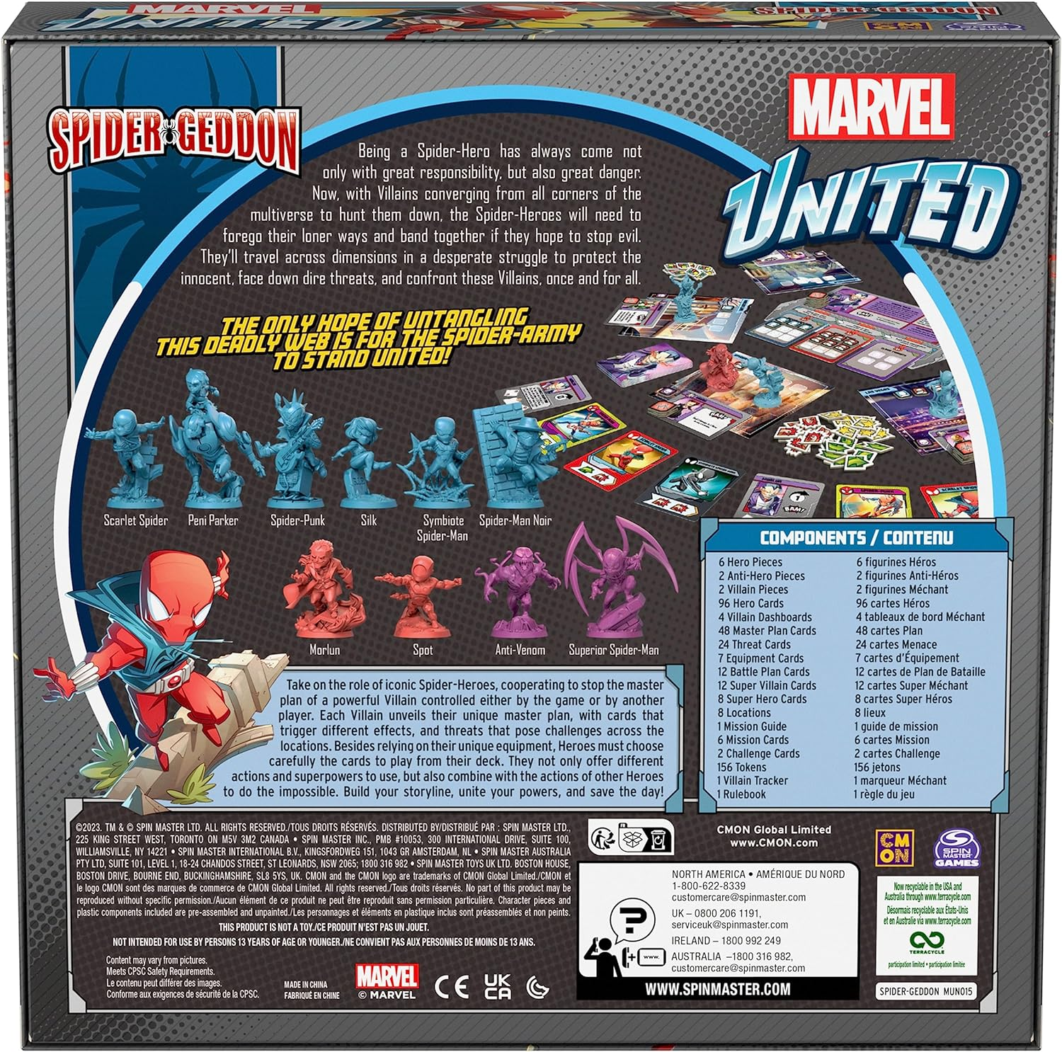 Marvel United Spider-Geddon Strategy Board Game by CMON & Spin Master Games |... - Picture 10 of 14