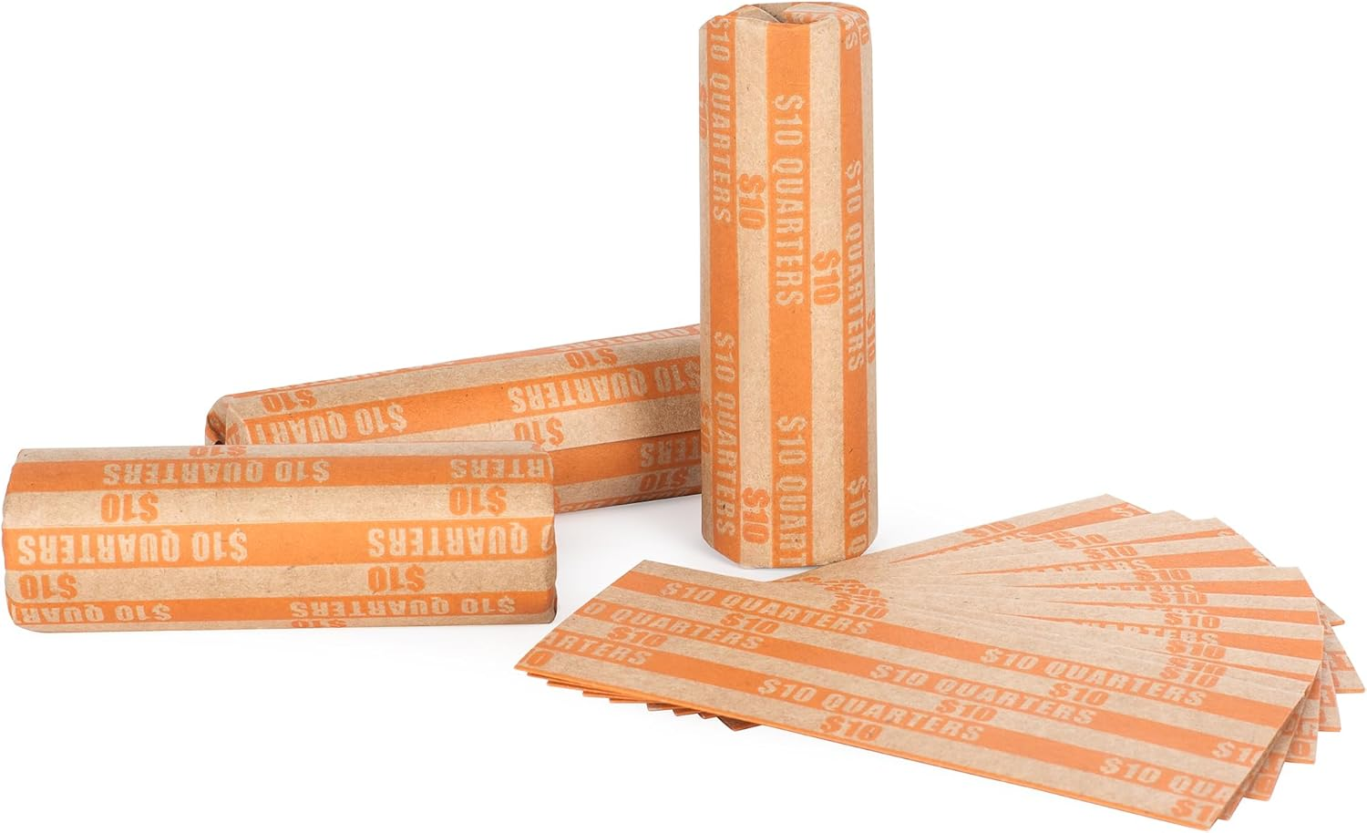 Quarter Coin Wrappers Quarter Rolls Wrappers Coin Wrappers Quarters Only Quarter Wrappers 100 PCS