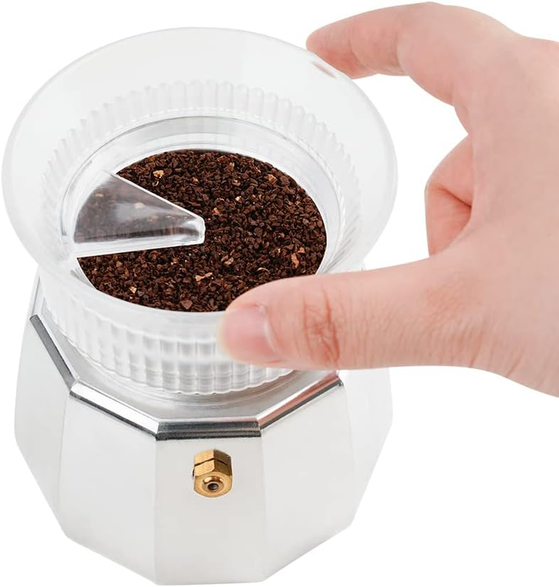 watchget Moka Pot Dosing Funnel - 54mm Espresso Coffee Dosing Ring, Plastic P... - Picture 11 of 13
