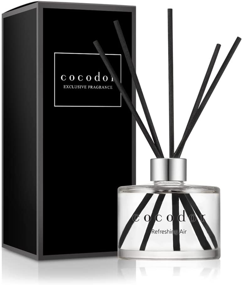 COCODOR Signature Reed Diffuser Set/Refreshing Air / 6.7Oz /1 Pack/Home Fragrance Diffuser, Oil Scent Diffuser for Bathroom Shelf Decor
