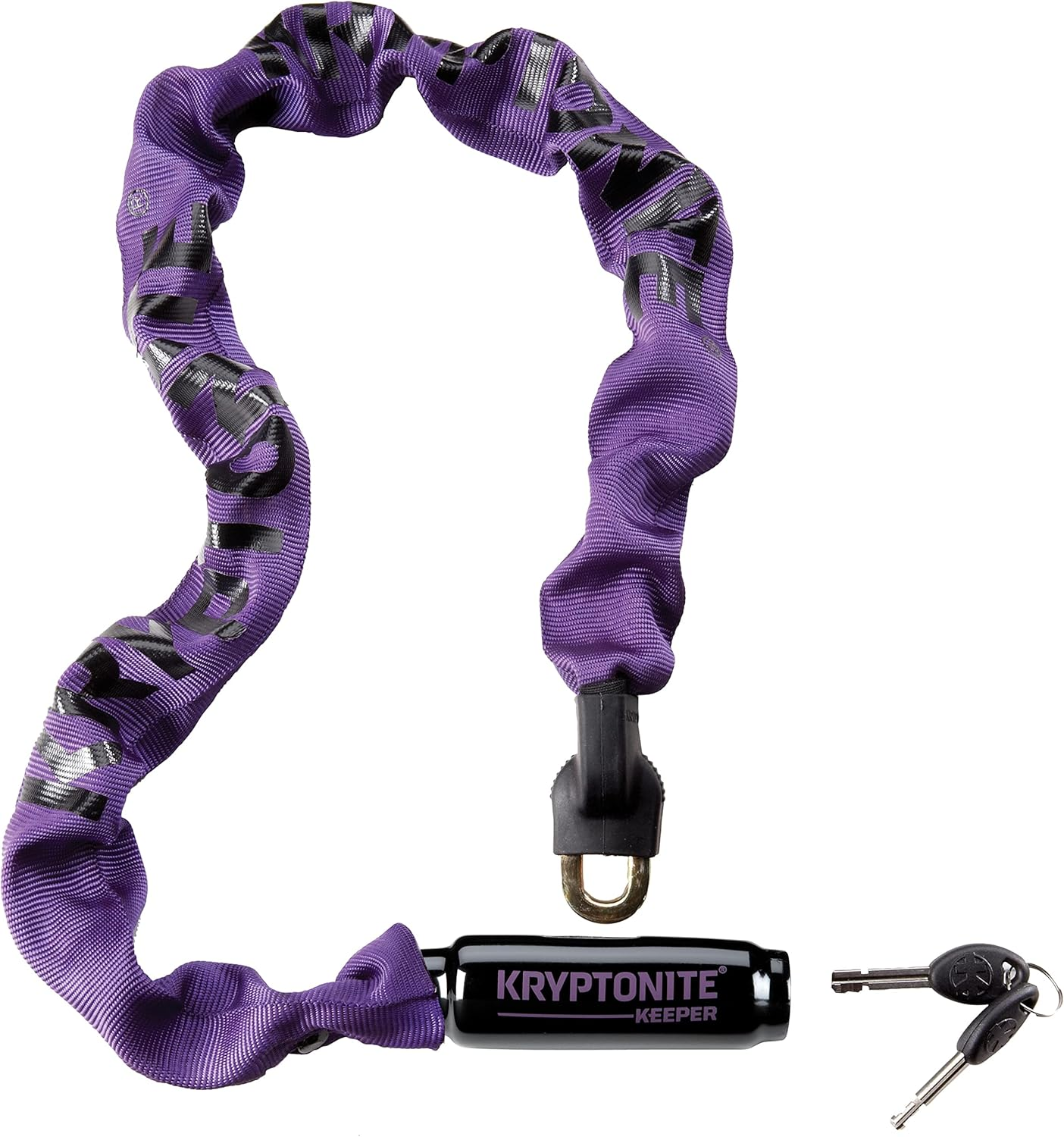 Kryptonite Keeper Integrated Chain Bicycle Lock, Red, 32-Inch - Picture 11 of 14