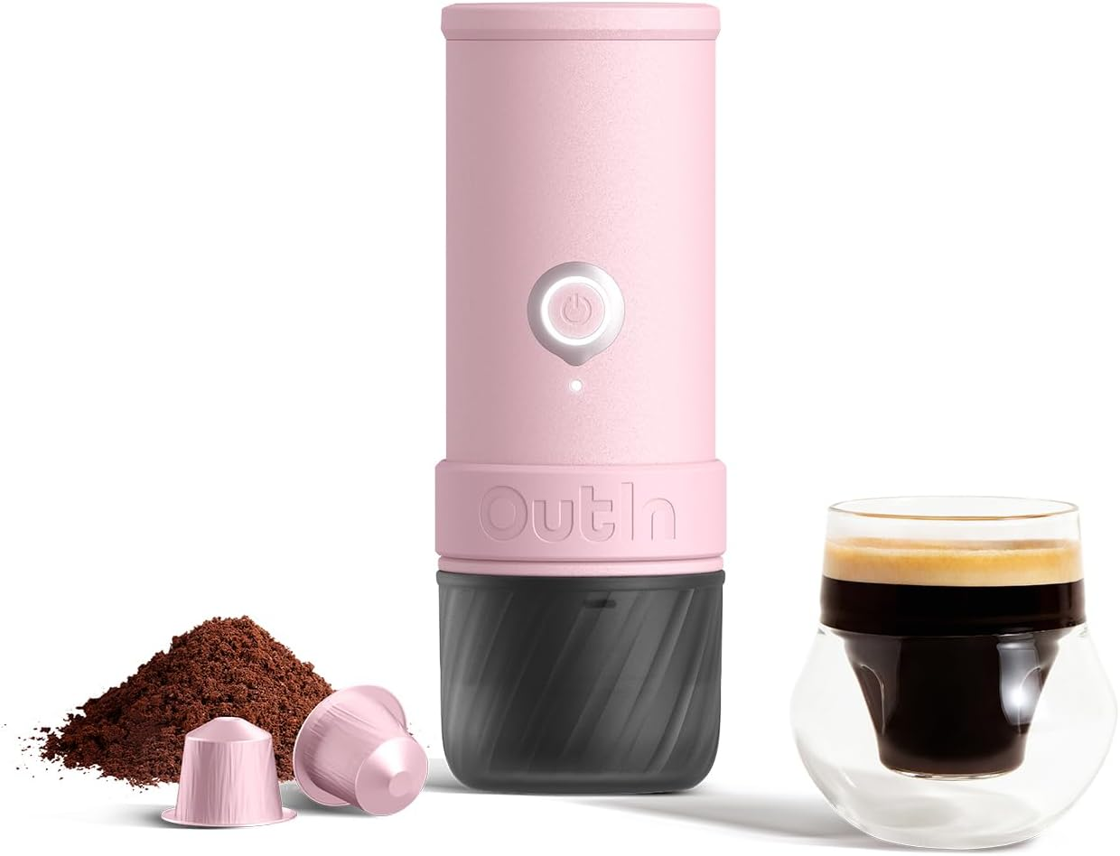 Portable Electric Espresso Maker - Mini Travel Coffee Machine for Adventures