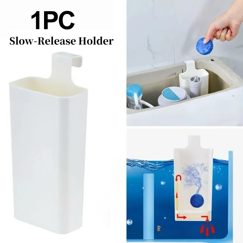 Toilet Bowl Cleaner Dispenser Tank Replacement Hanging Slow Release Cleaning Box