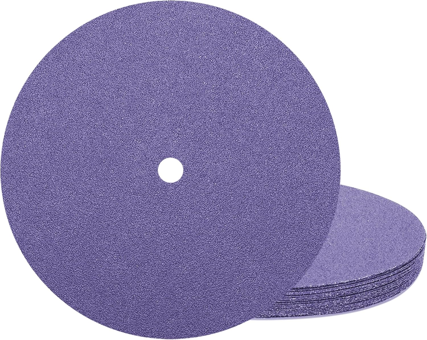 30 Pack 9" Sanding Disc for 1HP 750W Lawn Mower Blade Sharpener | 60 Grit Zirconia Sticky Wheel Replace 9" Lawn Mower Blade Sharpener and 10-9 Grinders Disc Paper