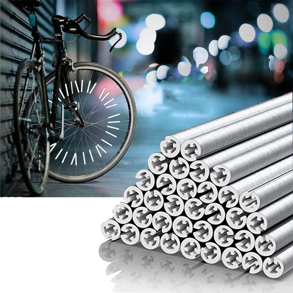Sekuclips Spoke Reflectors For 360° Visibility
