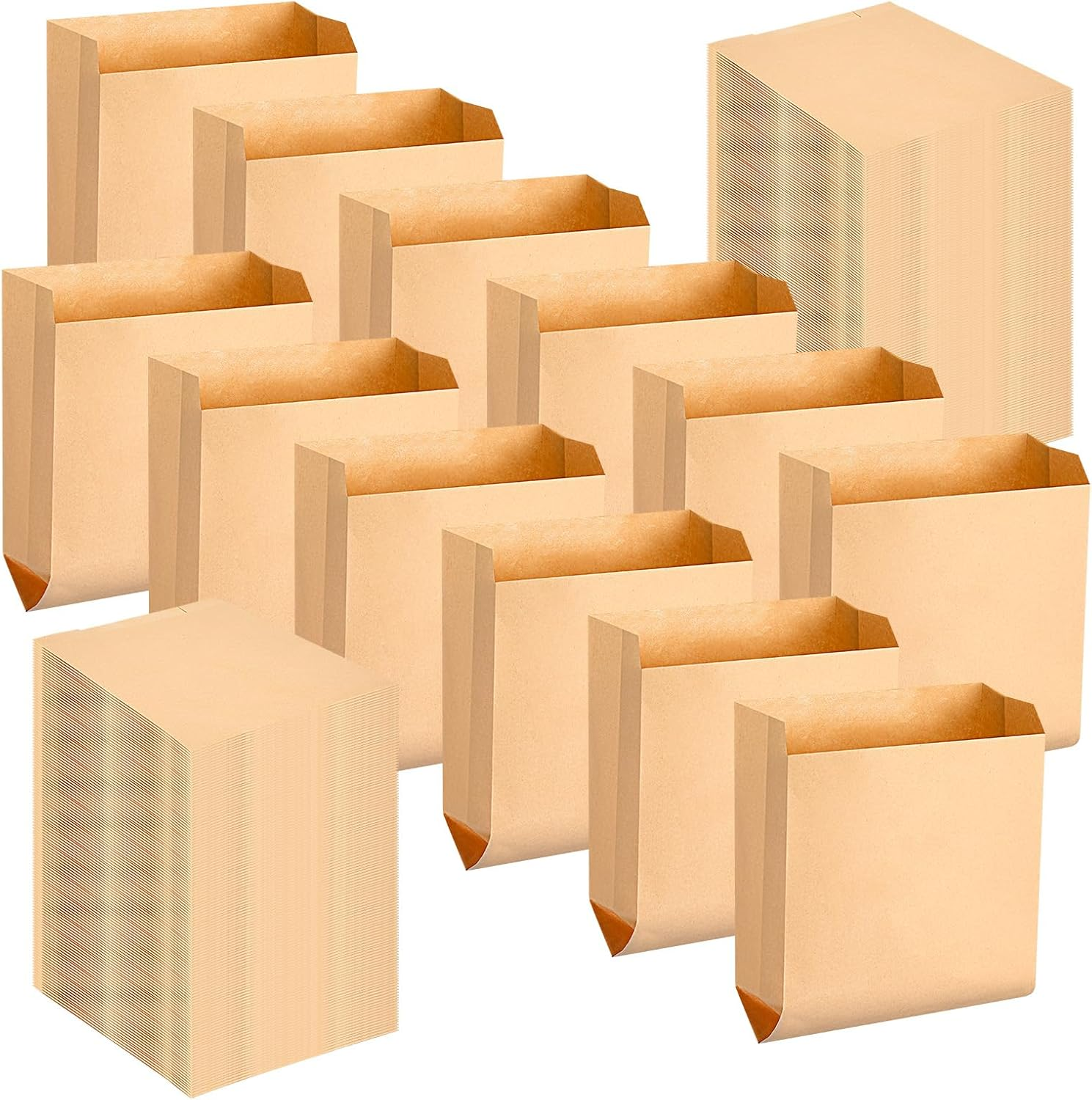 Waxed Kraft Feminine Hygiene Liner Bag, Business Restroom Bathroom Personal Dispensers 7.5 X 10