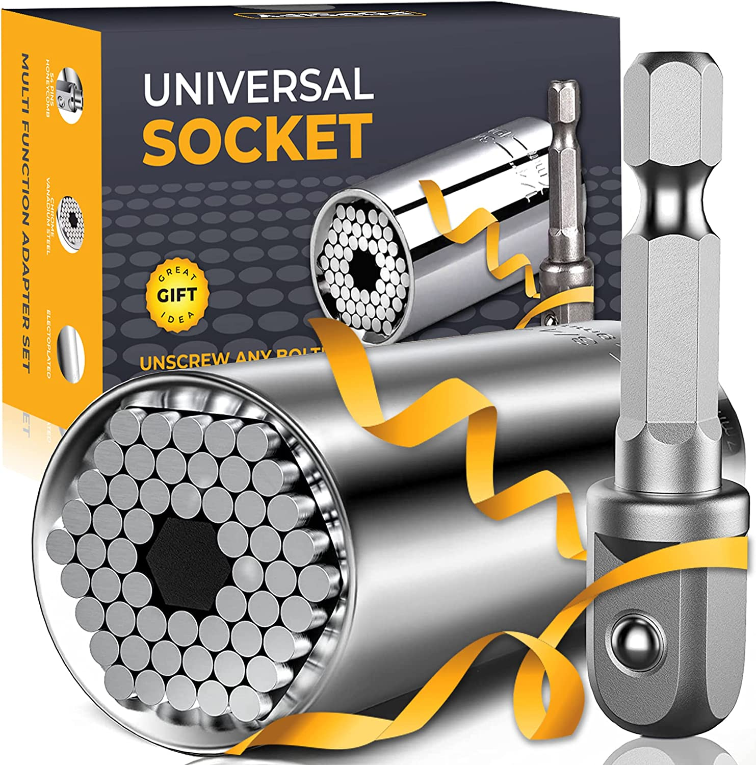 Universal Socket Tools Gifts for Men, Dad Gifts, Stocking Stuffers Mens Gifts Christmas Gifts for Men Him Dad Boyfriend Father Husband Mechanic Tools for Men Who Have Evreything Cool Stuff Gadgets