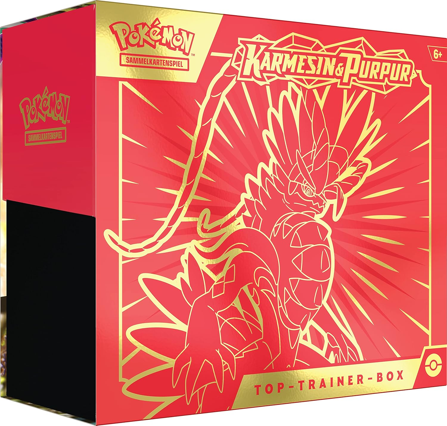Pokémon - Trading Card Game: Top Trainer Box Crimson & Purple (Koraidon) (9 B... - Picture 2 of 13