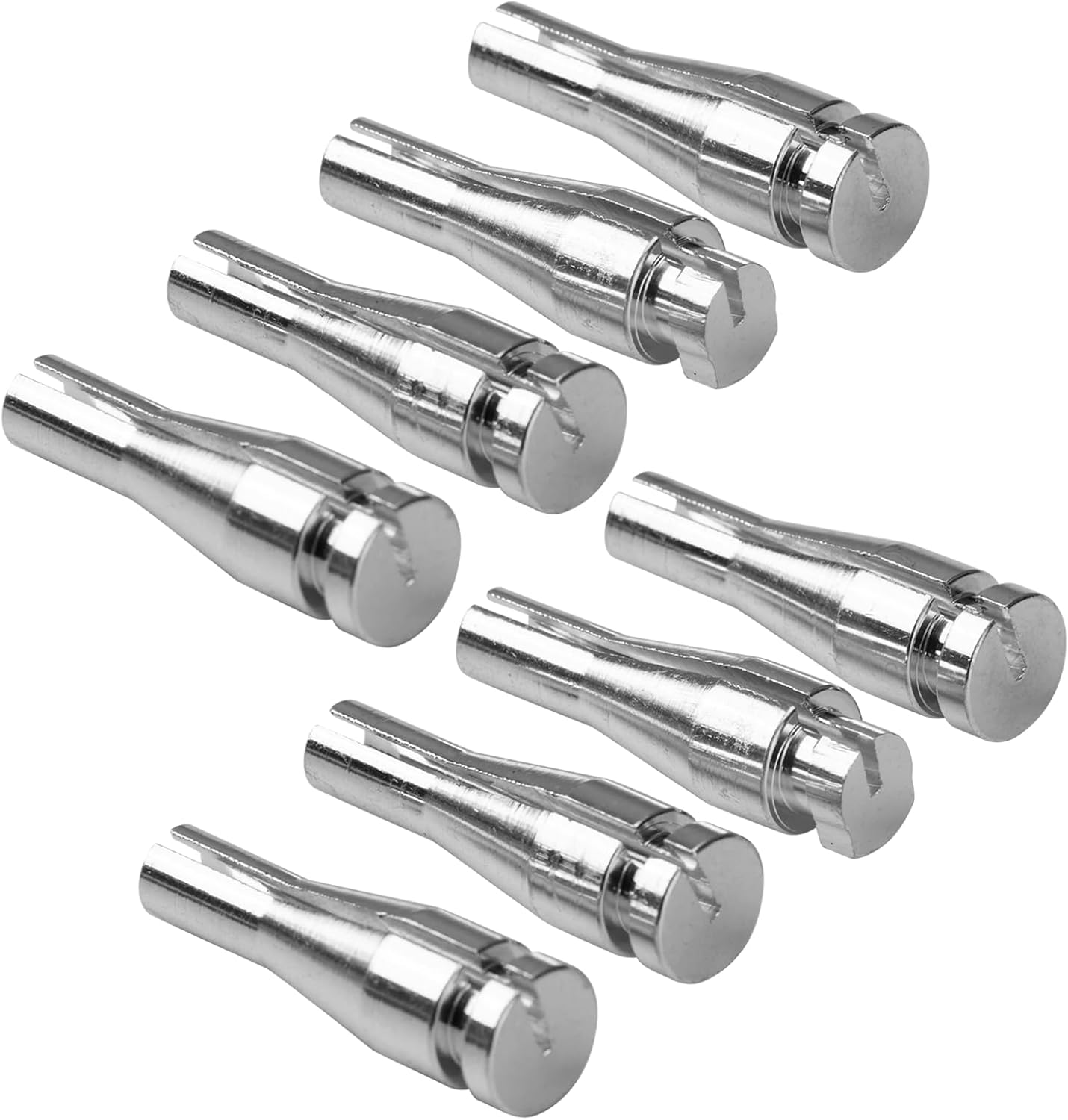 8 ENDS Door Latch Cable Repair Kit Compatible with Ford F150 F250 F350, E-Series, Ranger, Expedition, Excursion, Navigator (6 Standard and 2 Locking Cam)