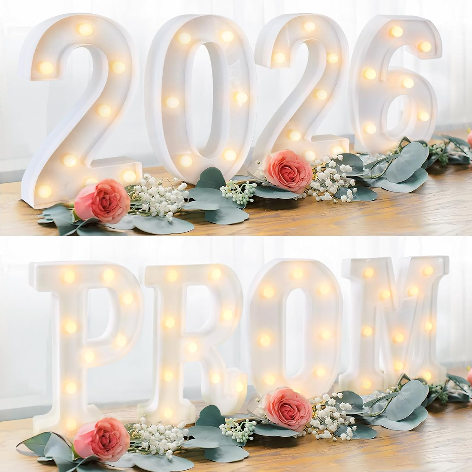 Graduation Decorations 2026 Deals 8 LED Marquee Light up Letters Sign PROM 2026