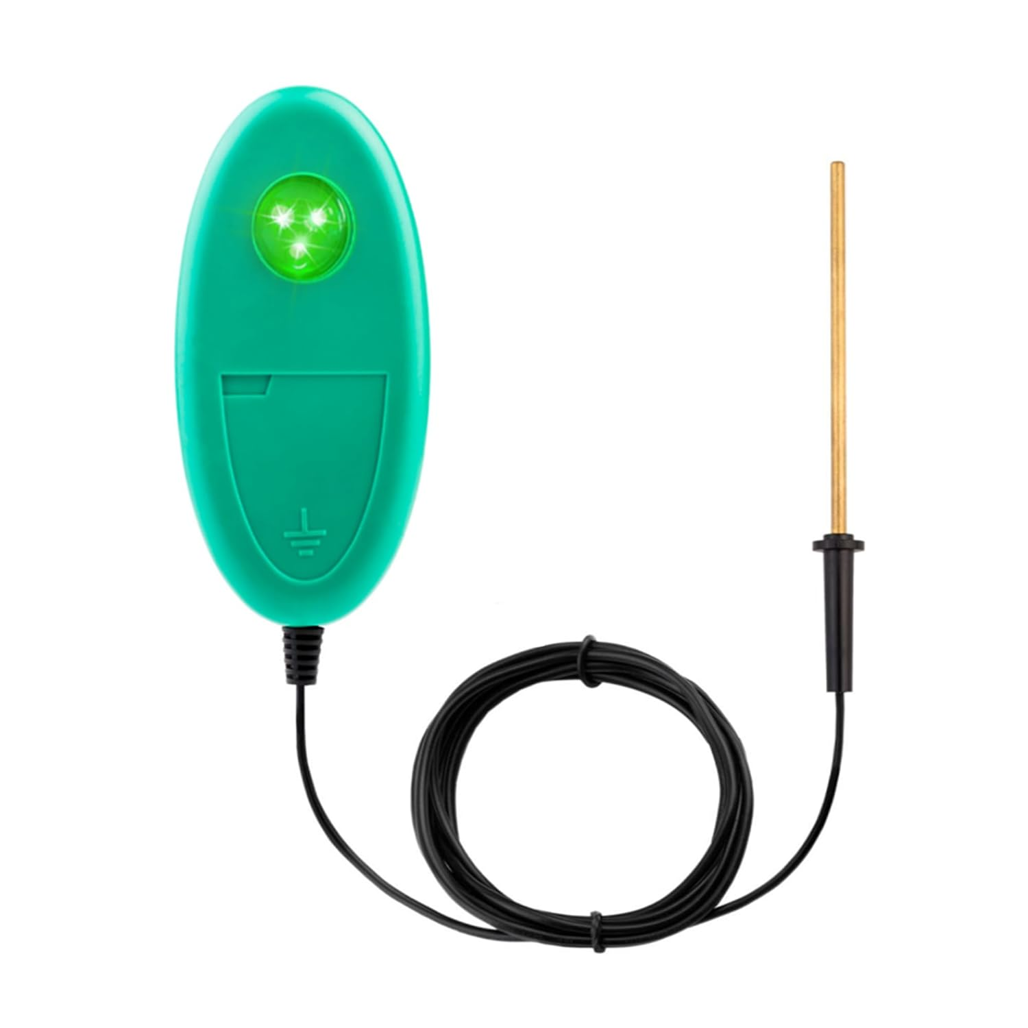 Electric Fence Tester with LED Indicator Lights, Tester Indicator for Pulsed Energizers, Alert Device That Clips to Wire or Tape Fences