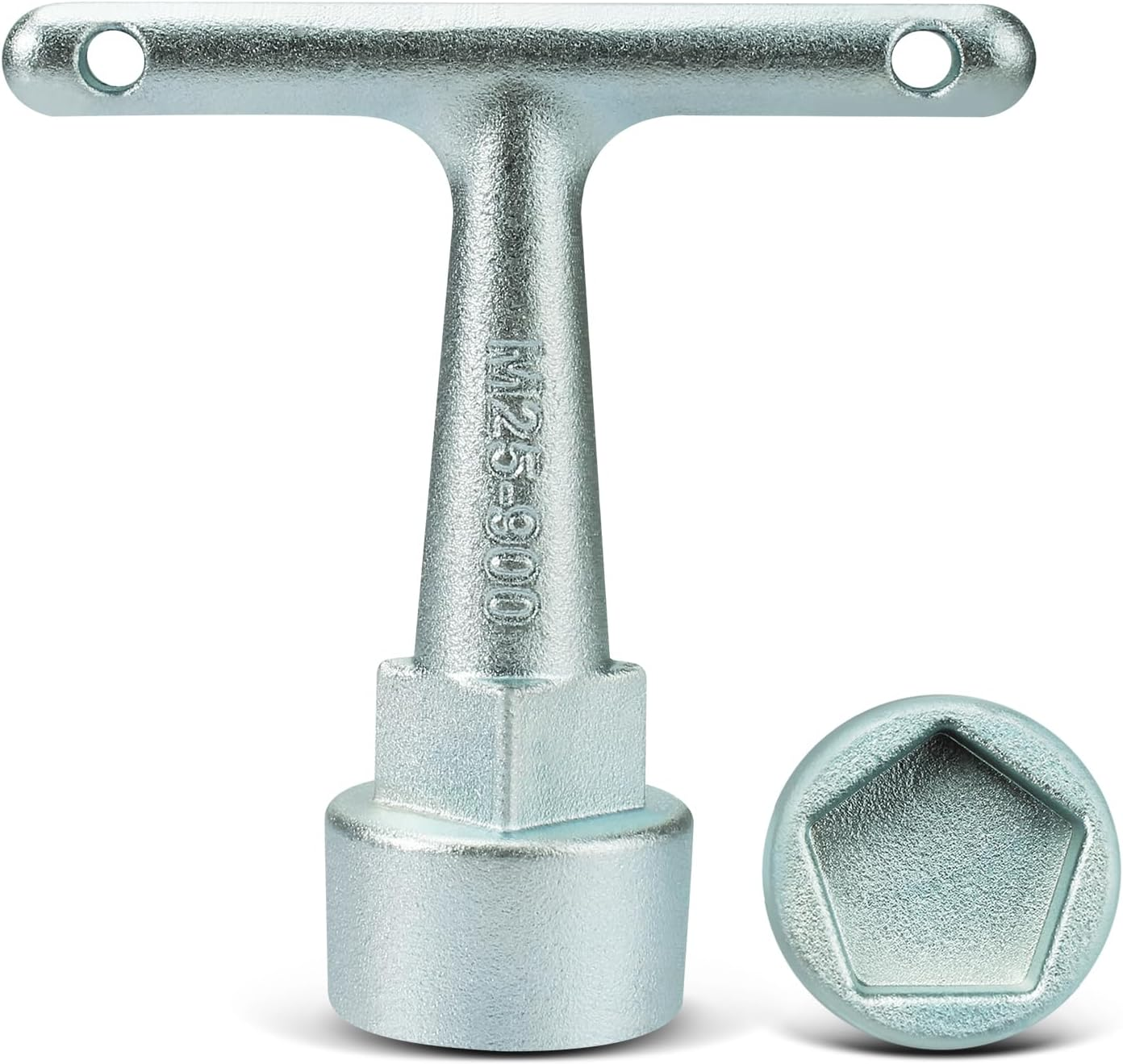 Water Meter Wrench for Pentagon Socket, Curb Stop Wrench, Water Valve Shut off Tool for Penta Socket, Pentagon Curb Box Key