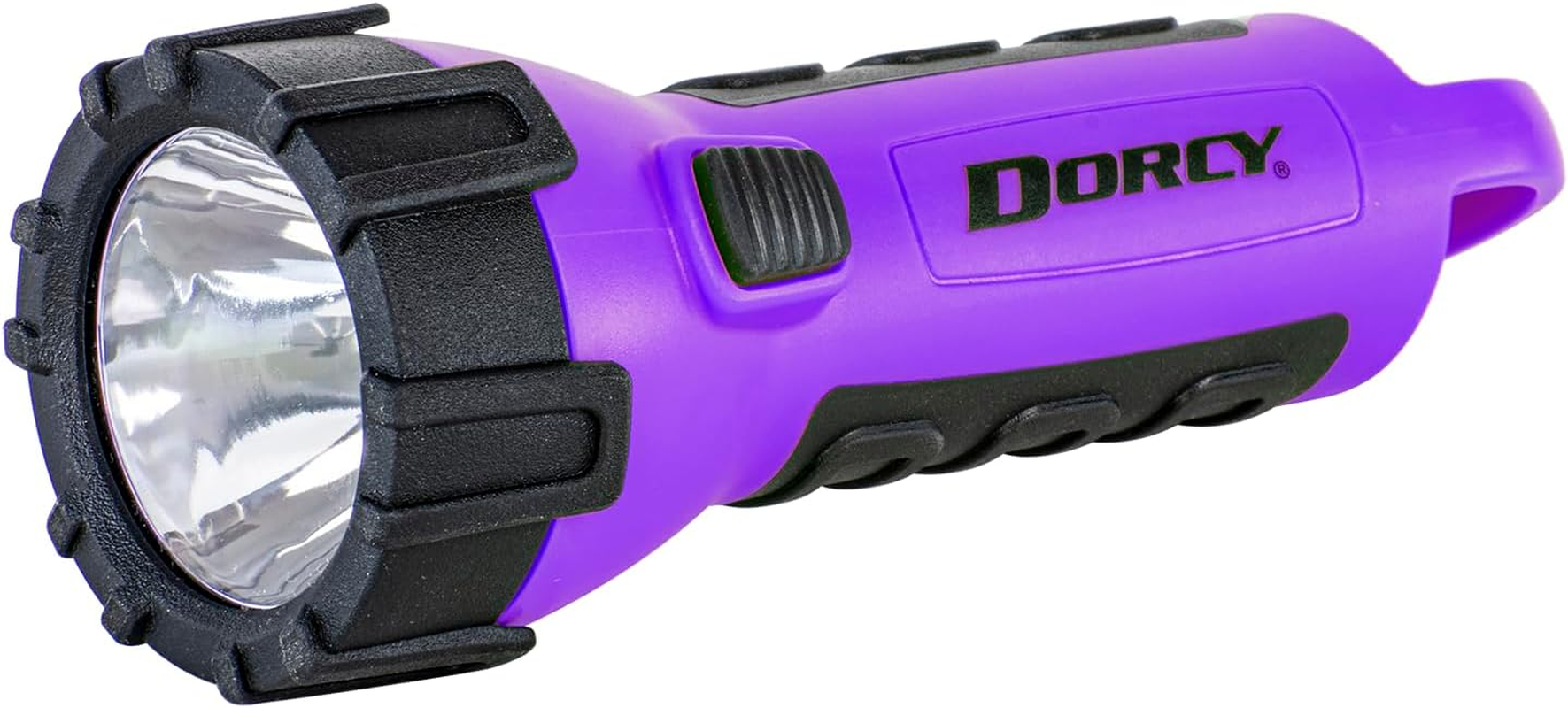 55 Lumen Floating Water Resistant LED Flashlight with Carabineer Clip, Purple (41-2508)