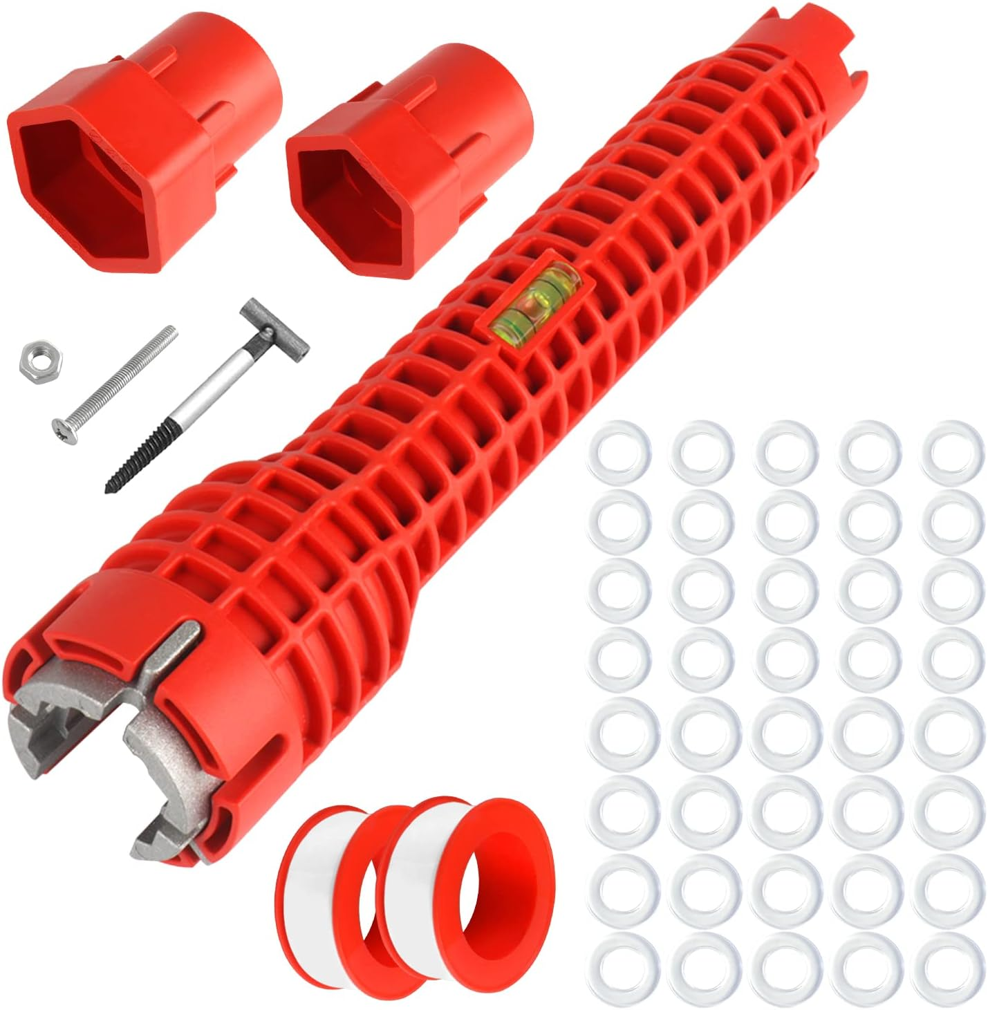 Llave para fregadero de grifo, herramienta multiusos para fontanería