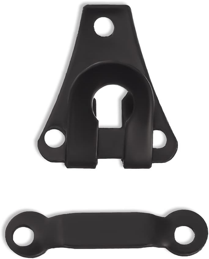 12 Set Heavy-Duty Pant Hook & Eye Black Sewing Set Clothig Fixing Tools Hooks and Eyes Closure for Bra Trousers Skirt Dress