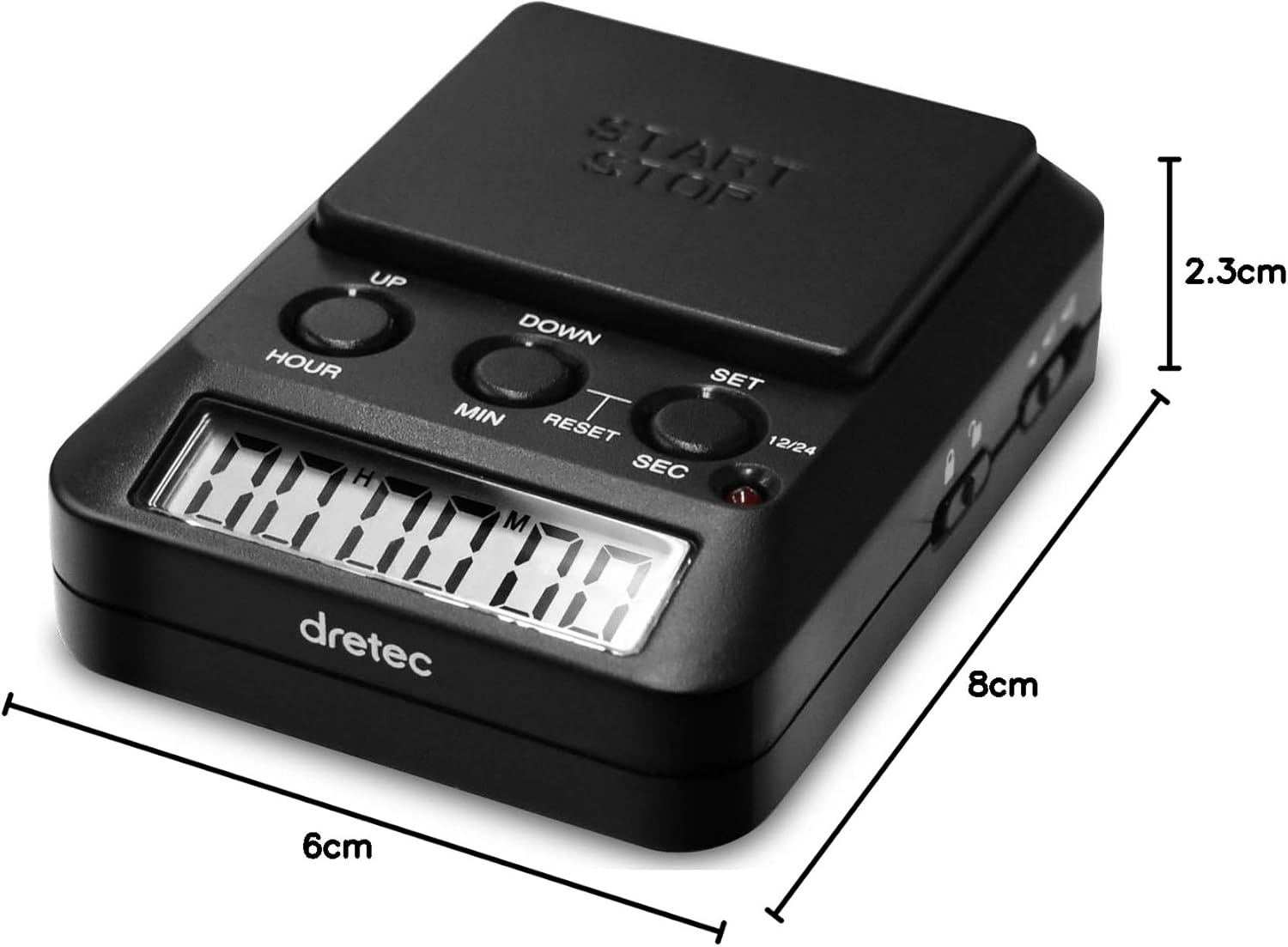 dretec Learning Timer, for Studying, Large Button, Count Function Until The T... - Picture 9 of 14