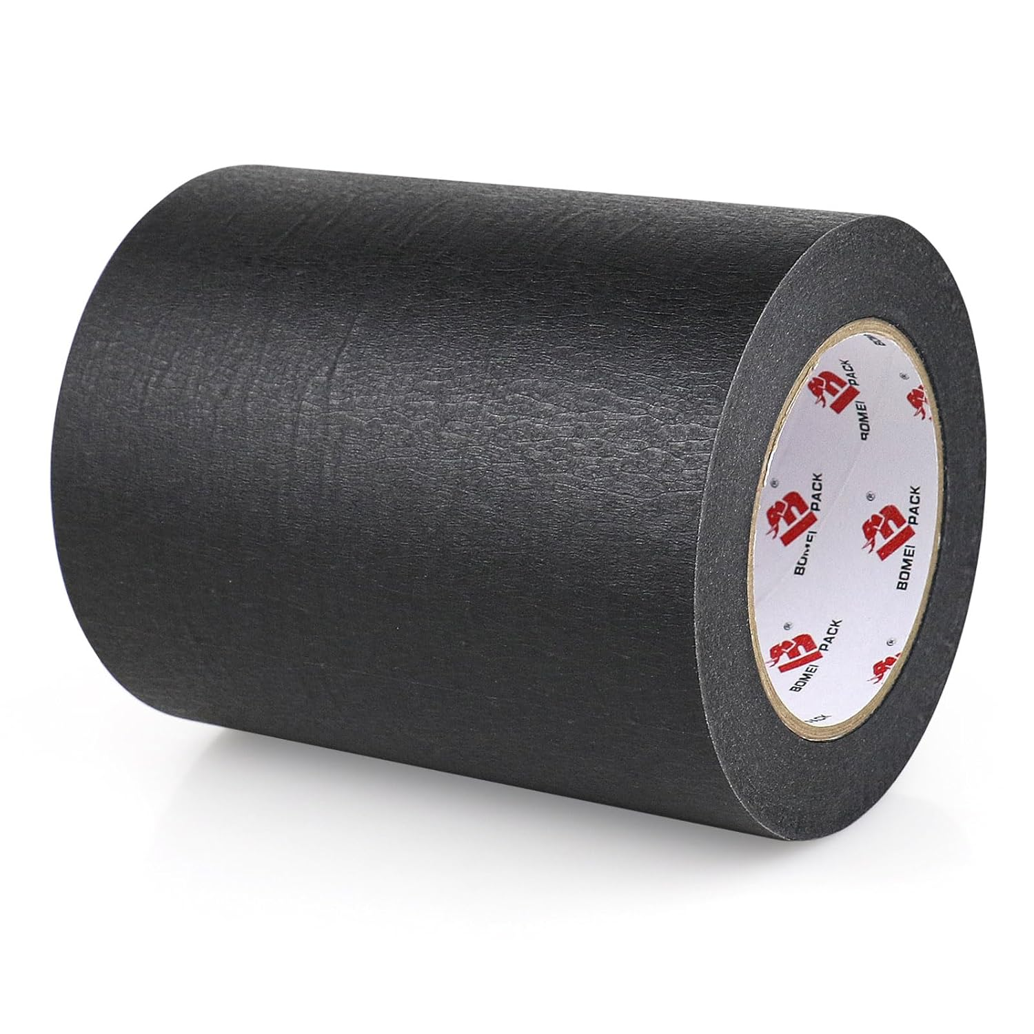 Black Wide Painters Tape 6 Inch, Wide Masking Tape 6'' x 55 yds Length, 21-Day Clean Removal for Laser Cutting/Engraving & 3D Printing Painting Tape for Indoor and Outdoor Use