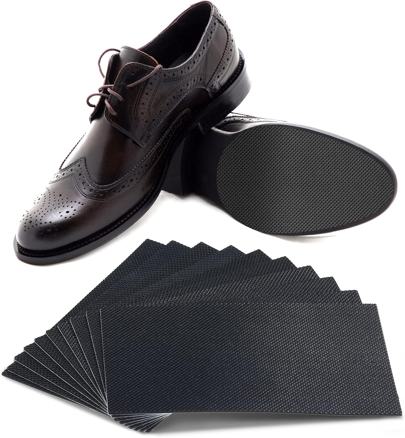 10Pcs Non-Slip Shoe Pads, Adhesive Sole Grip Pads for Heels, Trainers, Boots