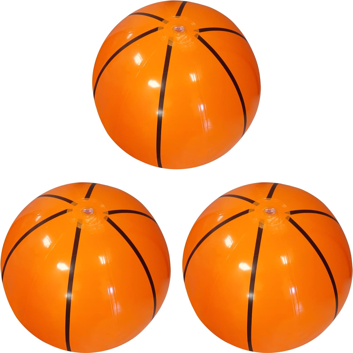 4E'S Novelty Inflatable Basketballs (3 or 12 Pack) Large 20