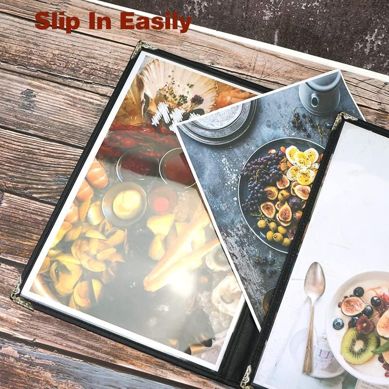 Menu Covers A4 15 Books Restaurant Menu Cover Menu Folder Binder 2 Pages and ... - Picture 7 of 13