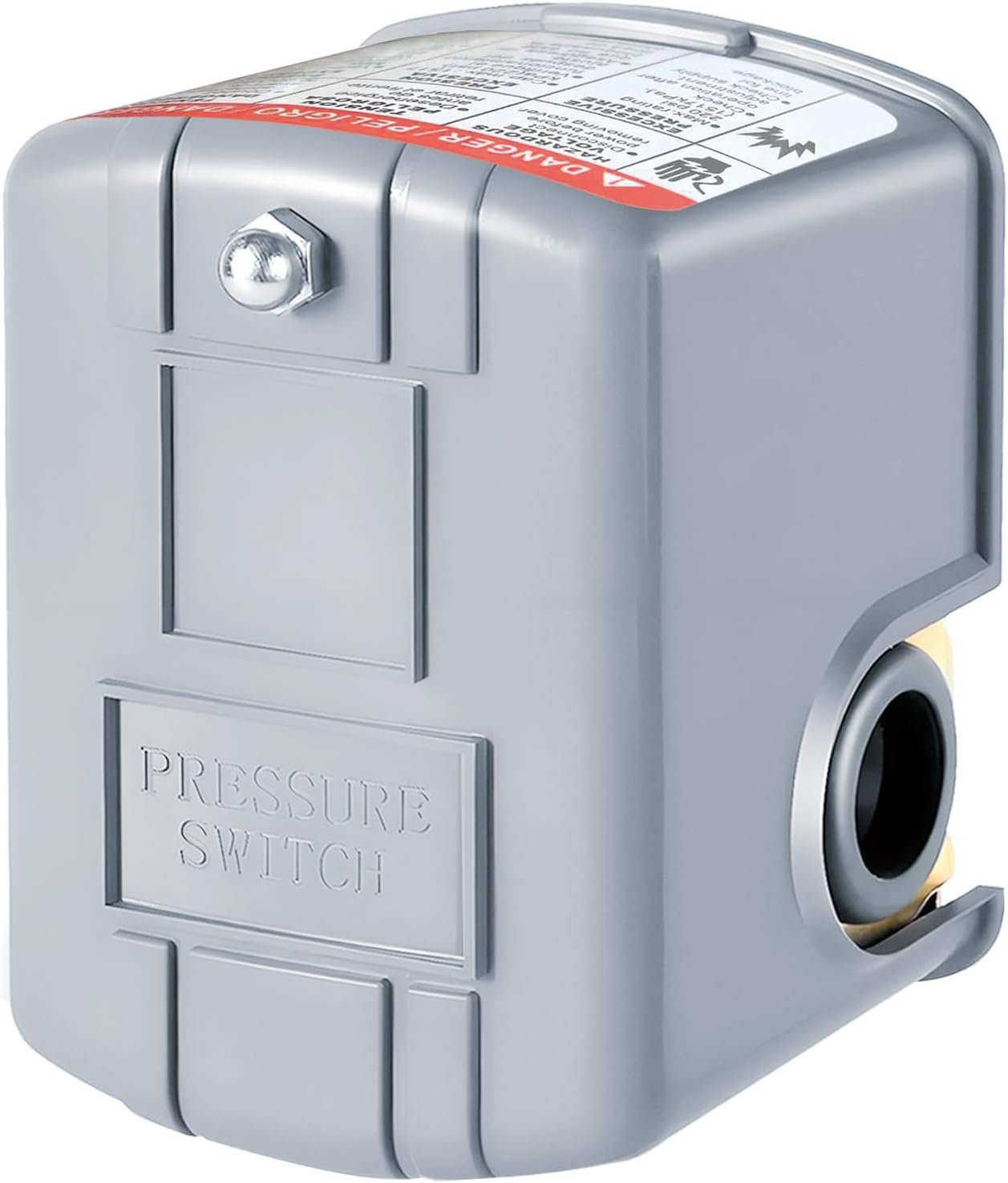 Pressure Switch for Well Pump 40-60 PSI, Water Pressure Switch Adjustable Differential, 1/4" Female NPT, Automatic