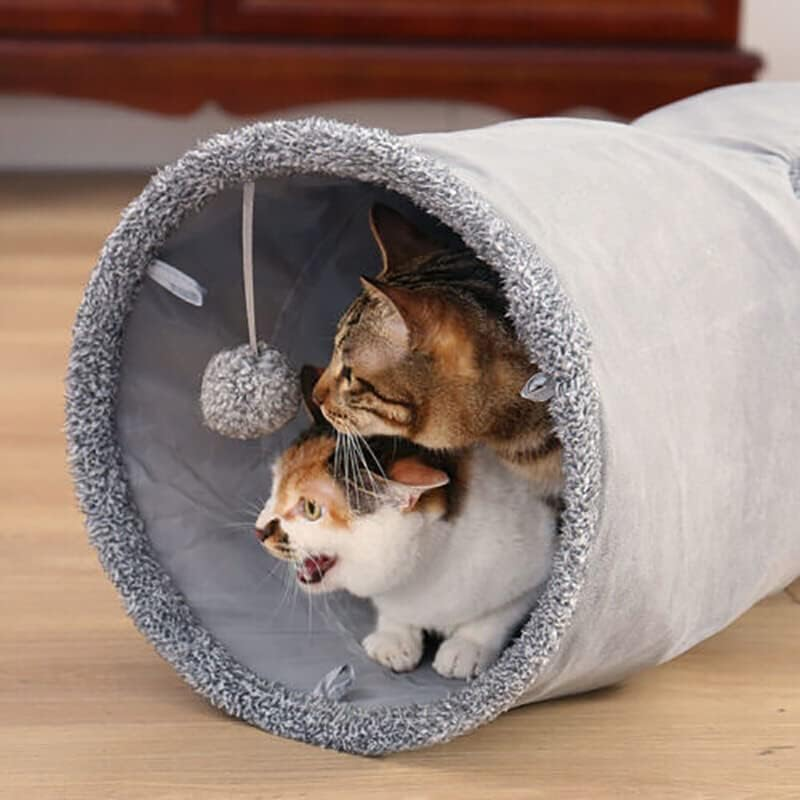 PAWZ Road Cat Tunnel Pet Toys Play Hide Tube with Ball For Large Cat Dogs Rabbit - Picture 7 of 14
