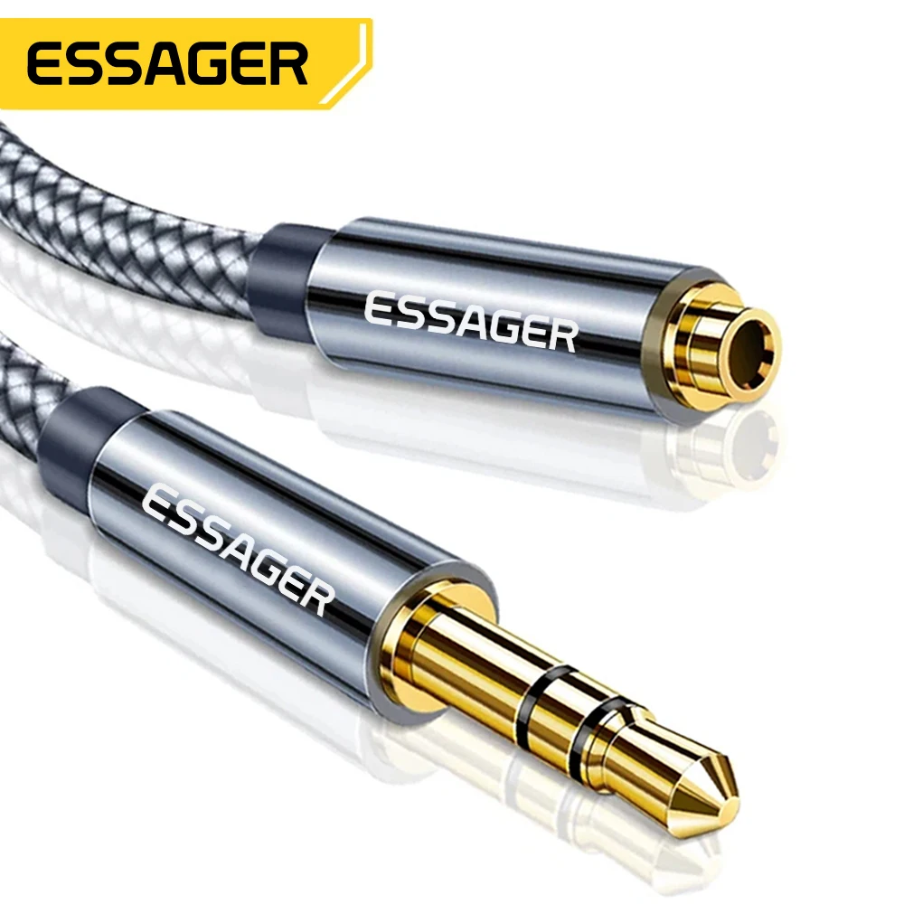 Headphone Extension Cable Jack 3.5mm Audio Aux Cable 3.5 mm Female Splitter Speaker Extender Cord For Earphone Adapter