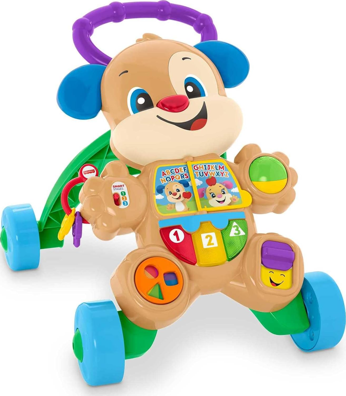 Baby Toy Laugh & Learn Smart Stages Learn with Puppy Walker with Music Lights & Activities for Infants Ages 6+ Months