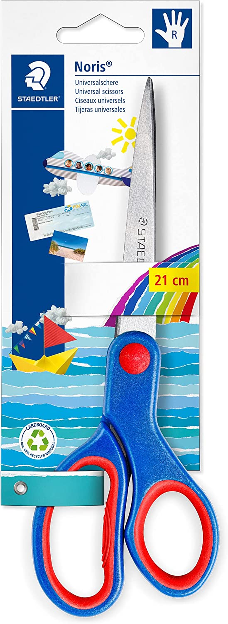 Staedtler Noris Children'S Left-Handed Scissors, 14 Cm Blade Length - Picture 13 of 15